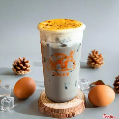Hình ảnh Trà Sữa Mun Trứng Nướng