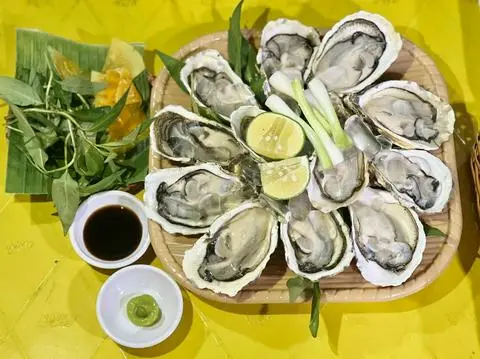 Hình ảnh Hàu sống mù tạt (1phần: 10-14con)