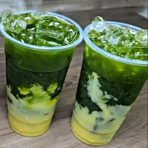 Hình ảnh Rau Má mix Đậu Xanh 700ml