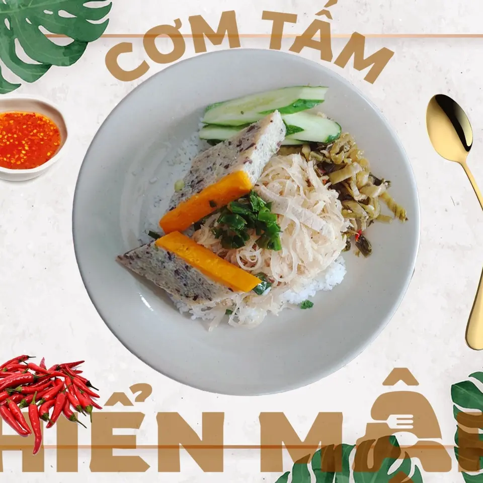 Hình ảnh Cơm bì chả