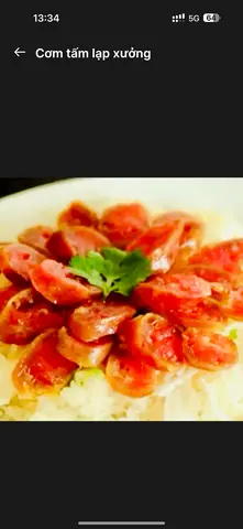 Hình ảnh Cơm tấm lạp xưởng