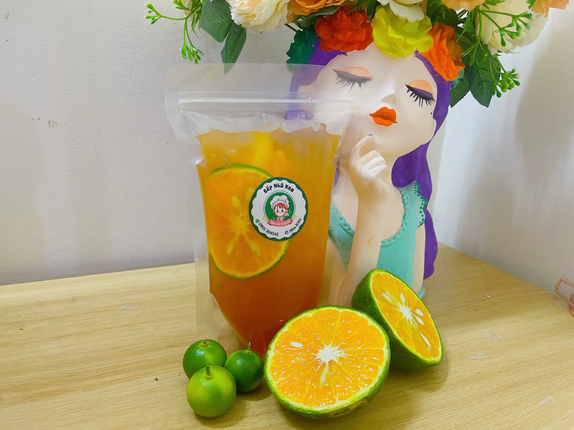 Hình ảnh Trà đào cam sả
