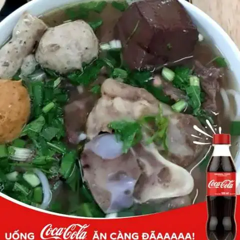 Hình ảnh Combo bún bò Huế đầy đủ kèm coca