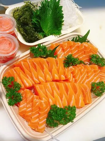 Hình ảnh Salmon Sashimi - Sashimi Cá Hồi 20pcs