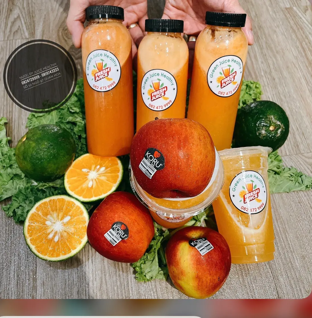 Hình ảnh Táo +Cam+Cà Rốt