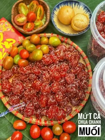 Hình ảnh Mứt Cà Chua Bi Chanh Muối 500g