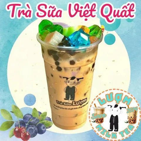 Hình ảnh Trà sữa việt quất