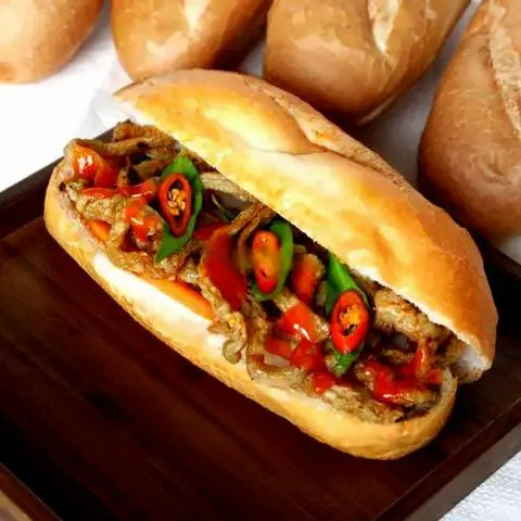 Hình ảnh Bánh mì chả cá