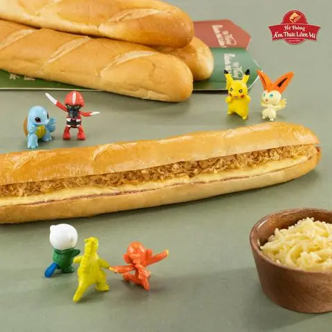 Hình ảnh Bánh mì que phô mai sợi
