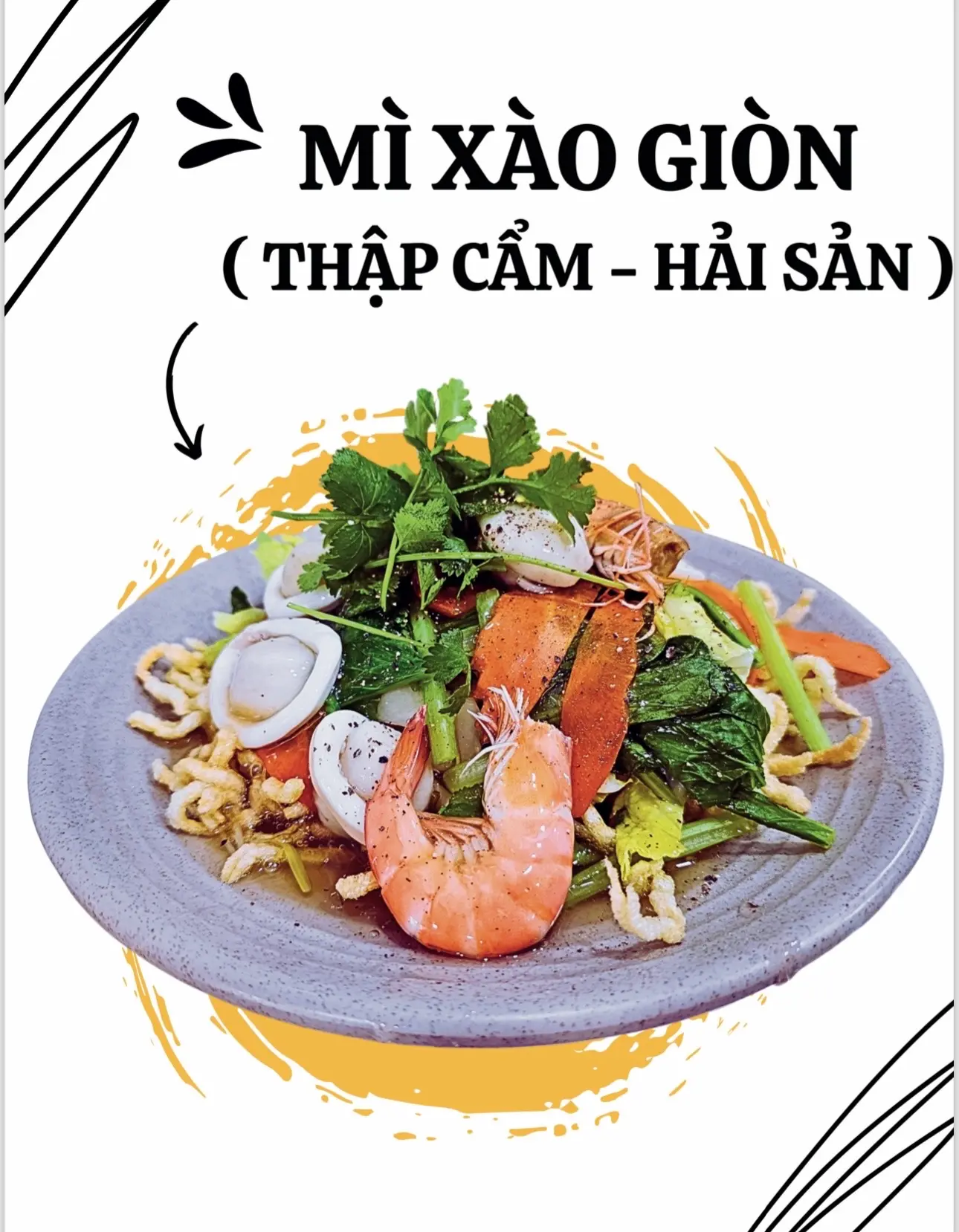Hình ảnh Mì Xào Giòn hải sản