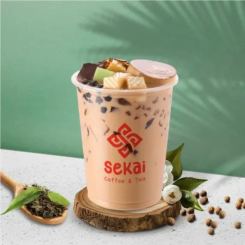 Hình ảnh Trà Sữa Sekai Full Topping (XL)