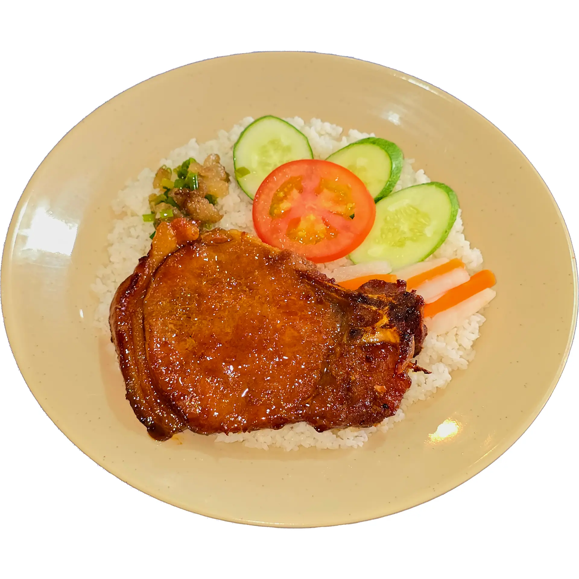 Hình ảnh Cơm sườn nướng 