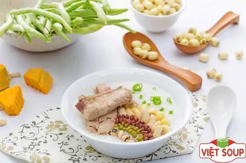 Hình ảnh Cháo Sườn Non Ngũ Cốc Phô Mai -  size đặc biệt