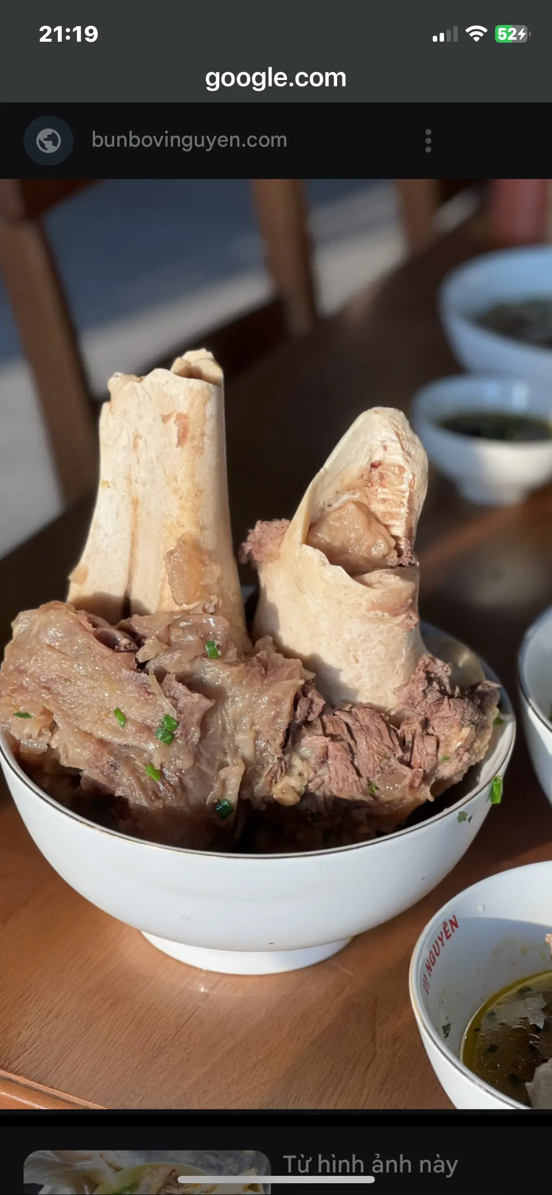 Hình ảnh Bún xương ống heo