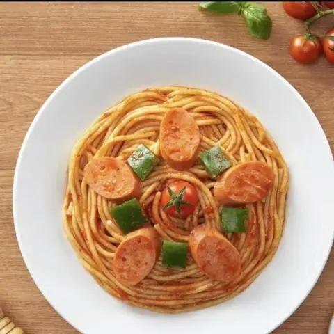 Hình ảnh Mì Ý xúc xích