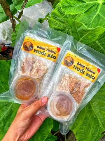 Hình ảnh Bánh Tráng Chấm SỐT MUỐI BÉO