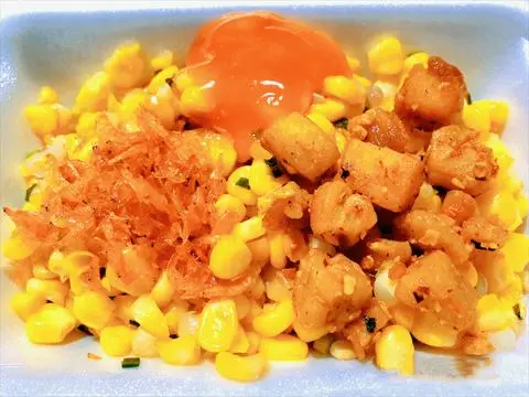 Hình ảnh Bắp Xào Ruốc, Tóp Mỡ Rim Mắm Tỏi