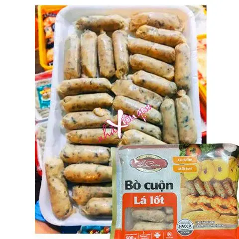 Hình ảnh Bò cuộn lá lốt