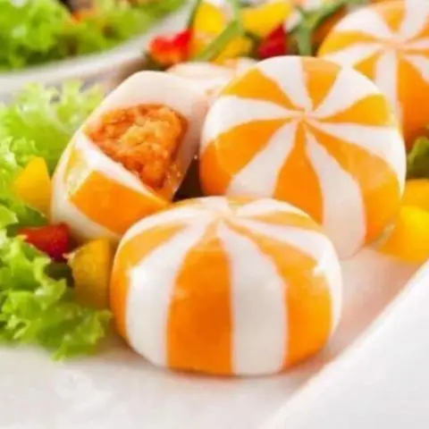 Hình ảnh Bánh bao trứng cá hồi chiên (5 viên)