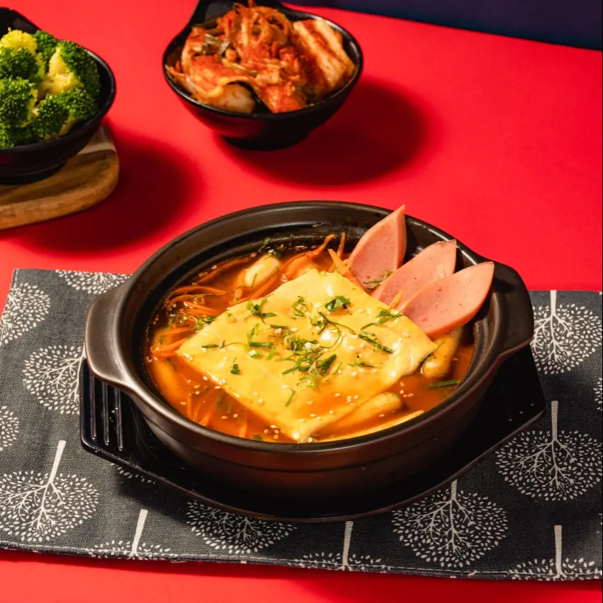 Hình ảnh tokbokki lát phô mai