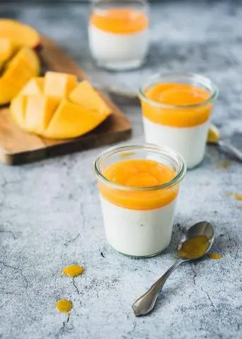 Hình ảnh Panna cotta xoài
