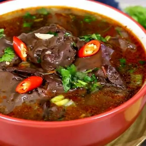 Hình ảnh Huyết Dê Hấp (Chén)