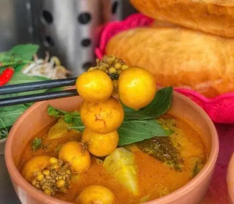 Hình ảnh ca ri trứng gà non