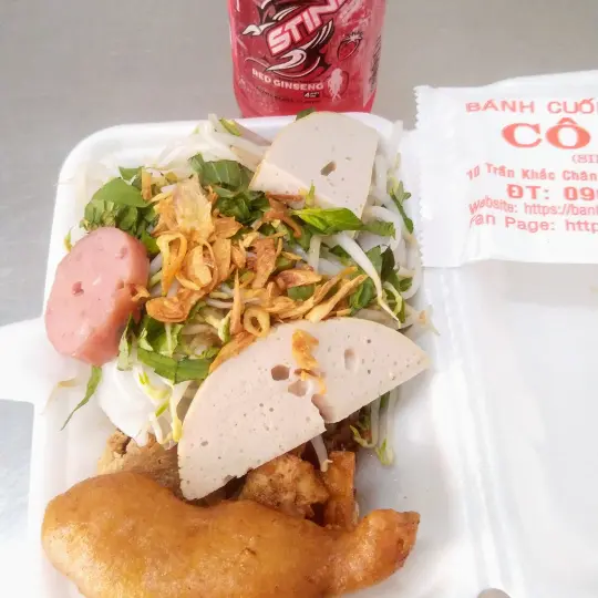 Hình ảnh Combo bánh ướt full topping - sting dâu/revive chanh muối/trà nestea chanh/tắc ép - khăn lạnh