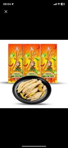 Hình ảnh Chân Gà Chua Cay Có Xương Dai Giòn Sần Sật -bà tuyết