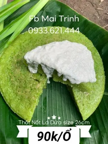 Hình ảnh Bánh Bò Lá Dứa - 1/2 ổ