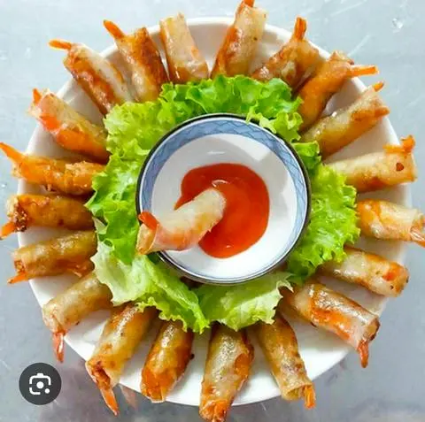 Hình ảnh chả ram tôm đất chiên giòn loại to vip 500g