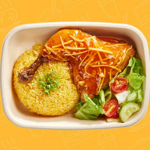 Hình ảnh NASHI - CƠM GÀ SỐT TƯƠNG GỪNG