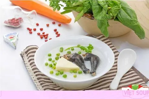 Hình ảnh Cháo Gà Ác Hạt Sen- Size Đặc Đặc biệt 