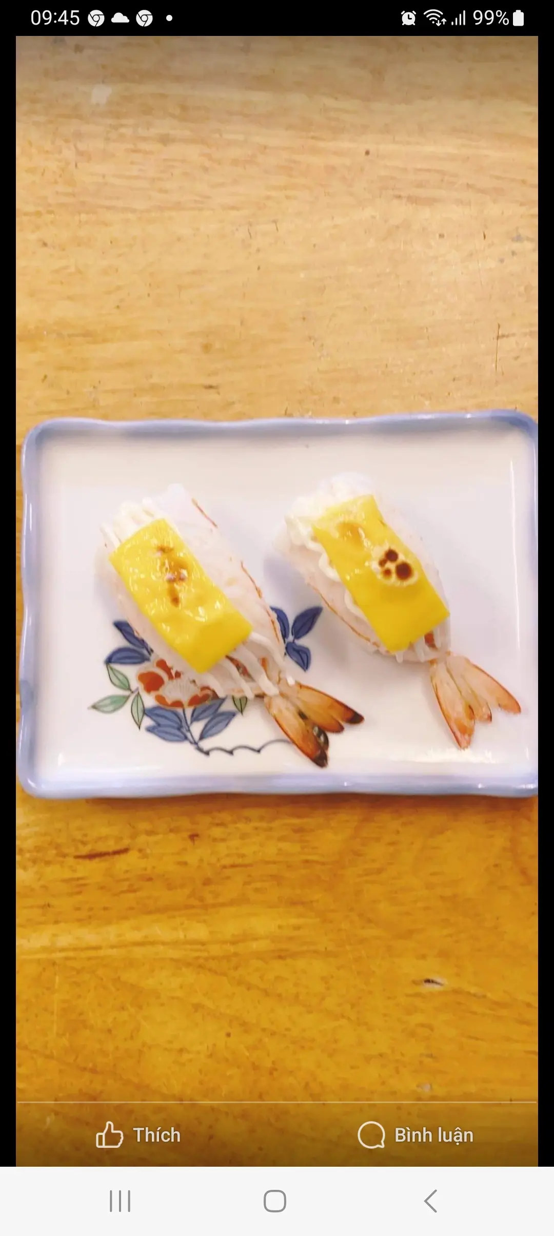 Hình ảnh Tôm nướng phô mai
