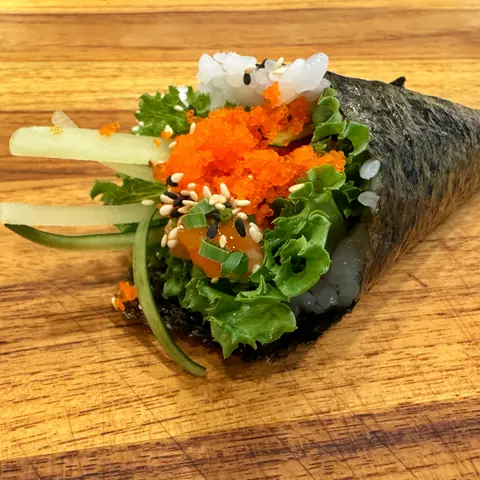 Hình ảnh Temaki Spicy Sake - Temaki Cá Hồi Sốt Cay