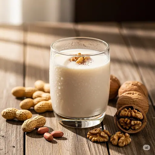 Hình ảnh Sữa đậu phộng óc chó