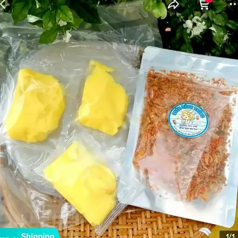 Hình ảnh Bánh tráng phơi sương - muối tôm hành phi - bơ