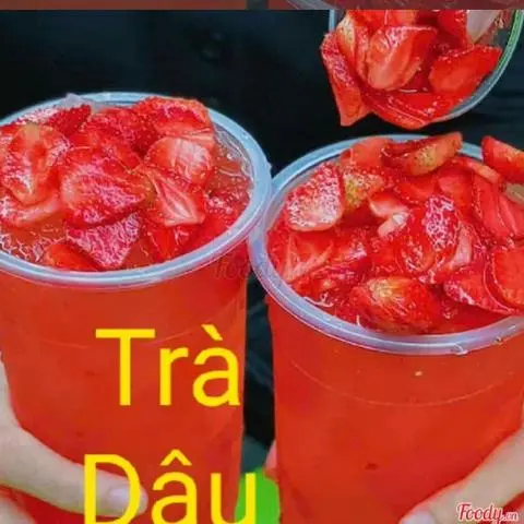 Hình ảnh trà dâu tuơi