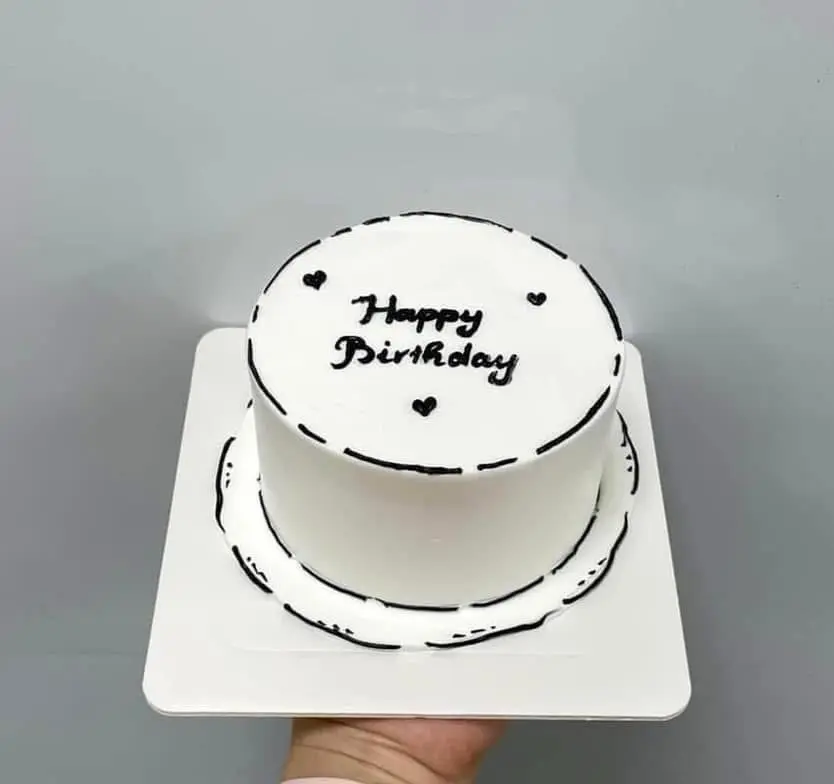 Hình ảnh bánh kem 13cm - art-  149k