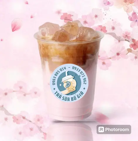 Hình ảnh Hoa anh đào mix cà phê