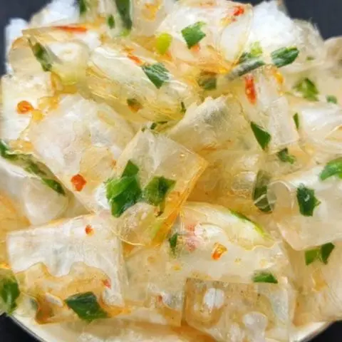Hình ảnh Bánh tráng cuốn dẻo mỡ hành (Nhỏ)