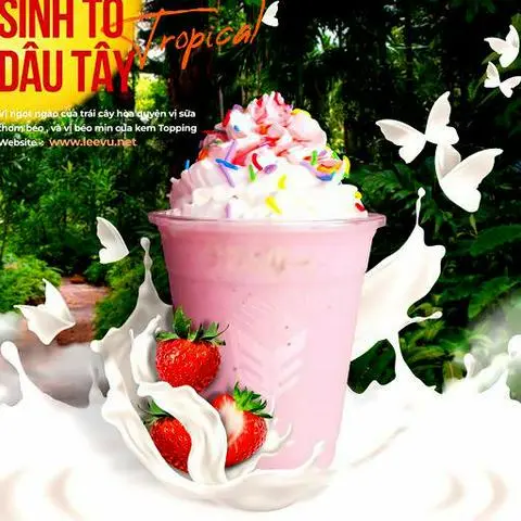 Hình ảnh Sinh Tố Dâu Tây