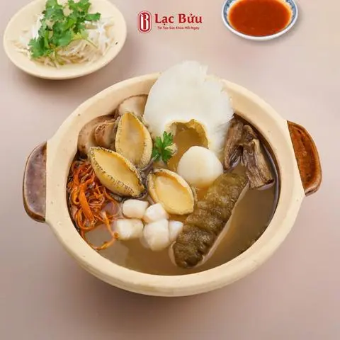 Hình ảnh Súp Bào Ngư Vi Cá Hải Sâm (thố đất)