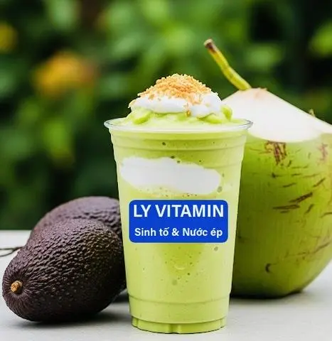 Hình ảnh Sinh tố Bơ & Dừa