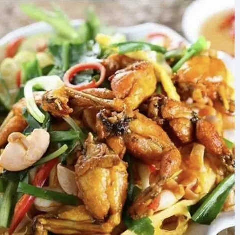 Hình ảnh Ếch chiên mắm
