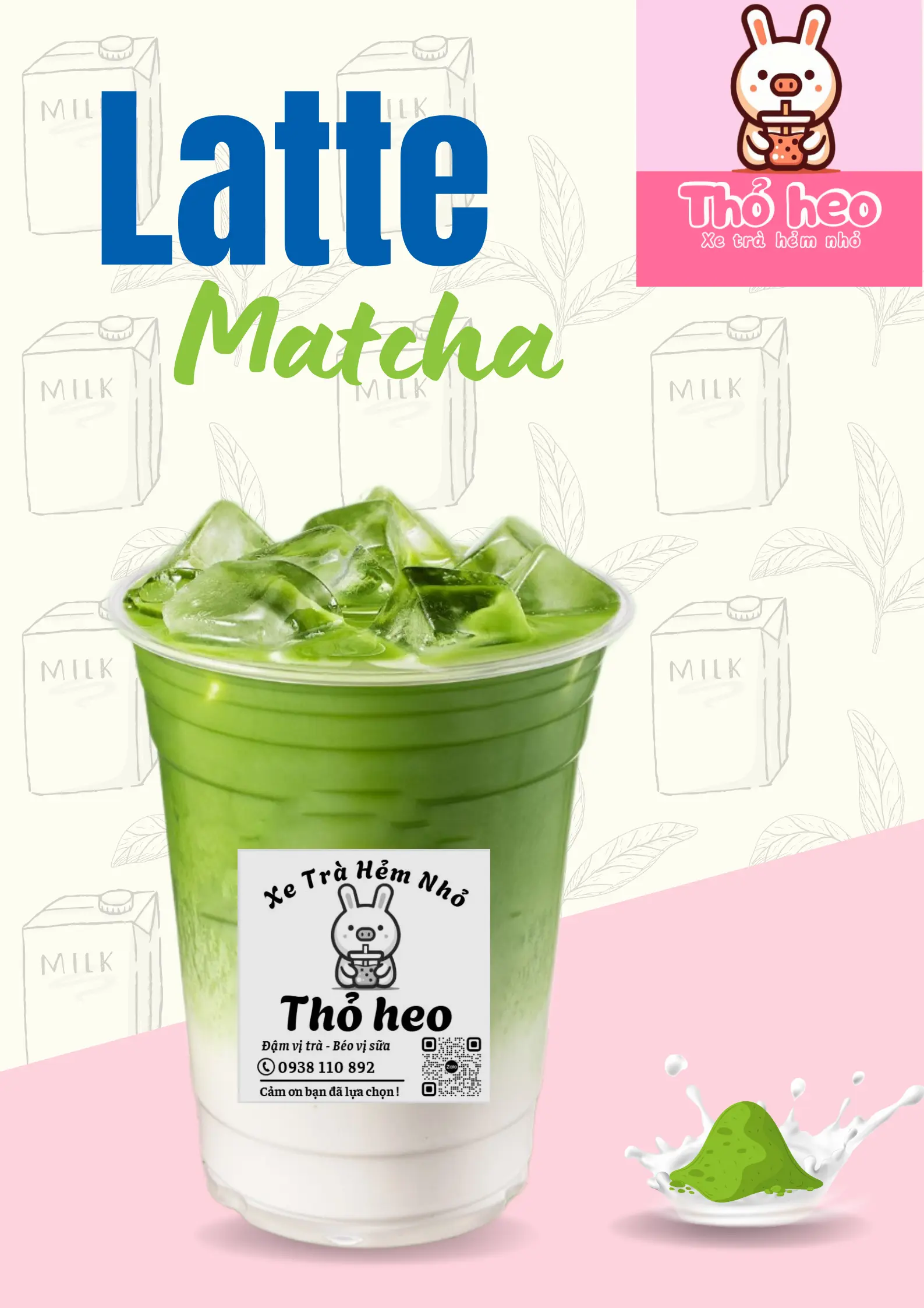 Hình ảnh Matcha latte size L