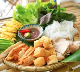 Hình ảnh Bún đậu chả cua