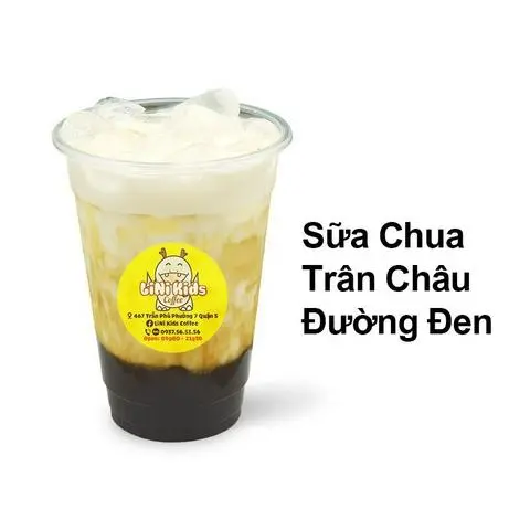 Hình ảnh Sữa chua trân châu đường đen