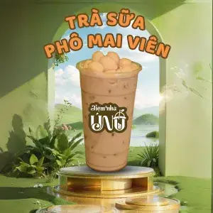 Hình ảnh Trà sữa phô mai viên