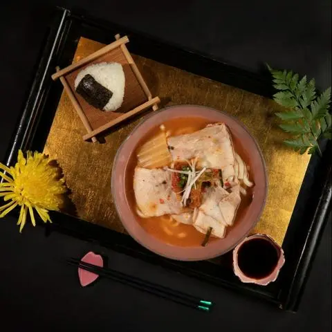 Hình ảnh Butabara kimuchi udon - ramen teishoku - set mì udon - ramen thịt heo kim chi - set41